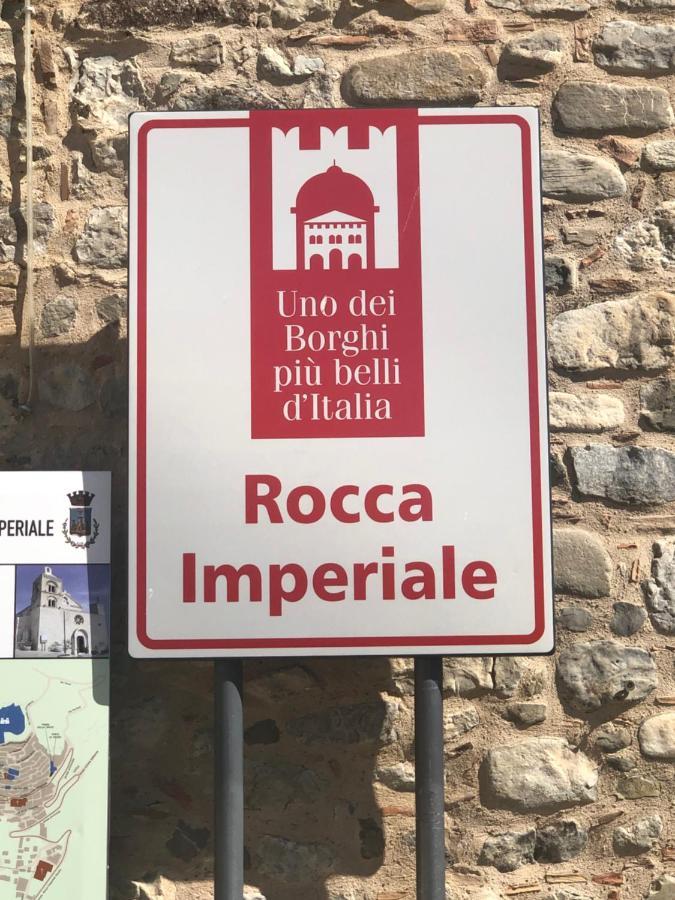 B&B Villa Sveva Rocca Imperiale Exterior foto